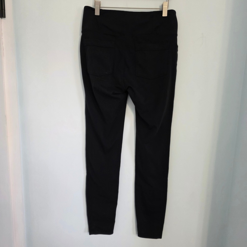 Athleta Metro Skinny Pants Black Supplex Stretch Trousers 138443 Womens Medium - Picture 2 of 7